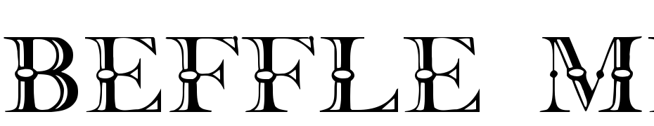 Beffle Medium Font Download Free
